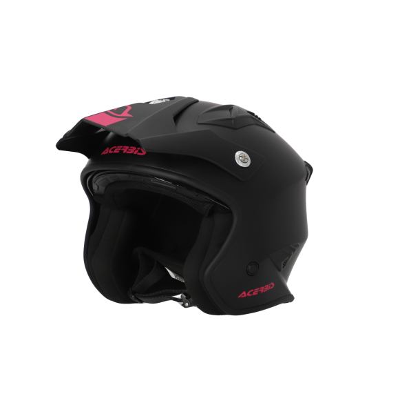 Acerbis Helm Jet Aria schwarz/pink für Kinder + Erwachsene